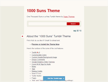 Tablet Screenshot of 1000suns.isujay.com